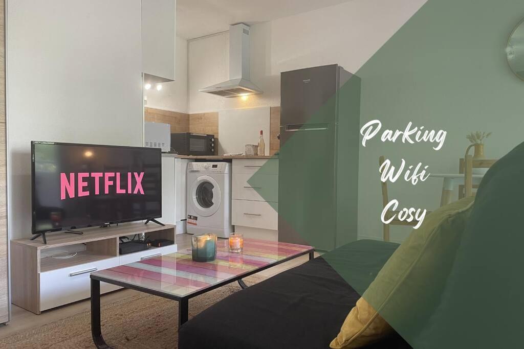 Studio Cosy - Balcon - Wifi - Free Parking Нарбонн Екстер'єр фото