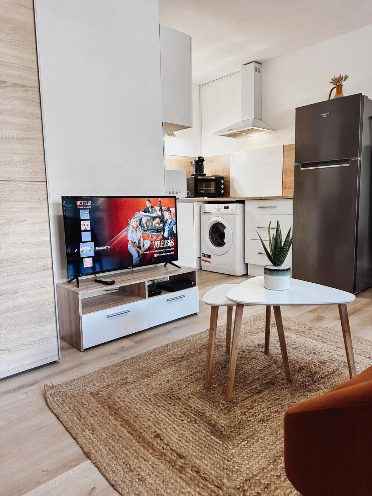 Studio Cosy - Balcon - Wifi - Free Parking Нарбонн Екстер'єр фото